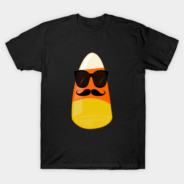 Cool Candy Corn T-Shirt by adamzworld